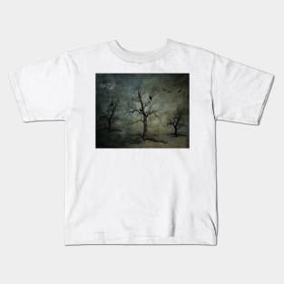 Surreal Petrified Forest Fantasy Art Kids T-Shirt